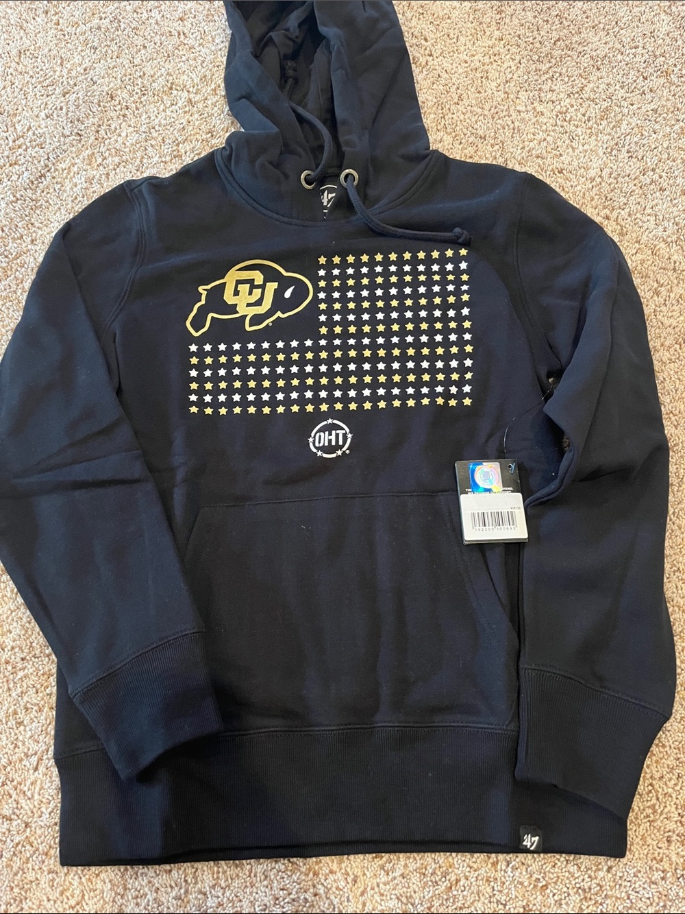 CU Buffs Black Pullover Hoodie
